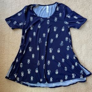 Lularoe Perfect T Navy S